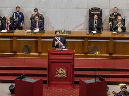 Gabriel Boric en la Cuenta Pública