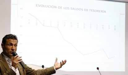 El presidente del Valencia, Amadeo Salvo.