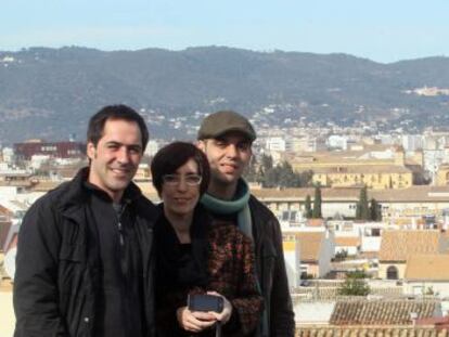 De izquierda a derecha, Curro Crespo, Magda Sánchez y Javier Burón.