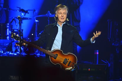 Paul McCartney, durante su gira 'Freshen Up', el 16 de diciembre de 2018 en Londres, Inglaterra.