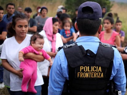 A nova caravana migratória, em imagens