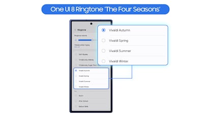 Nuevo tono de llamada para los Samsung Galaxy que llega con OneUI 8