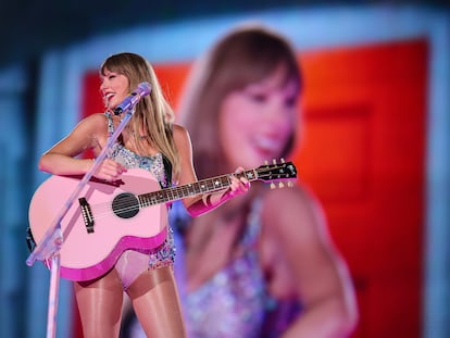 Taylor Swift, en un concierto en Ciudad de México, el 24 de agosto.