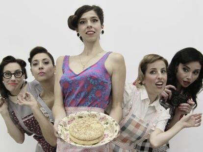 Imagen promocional de la obra &#039;5 mujeres que comen tortilla&#039;.