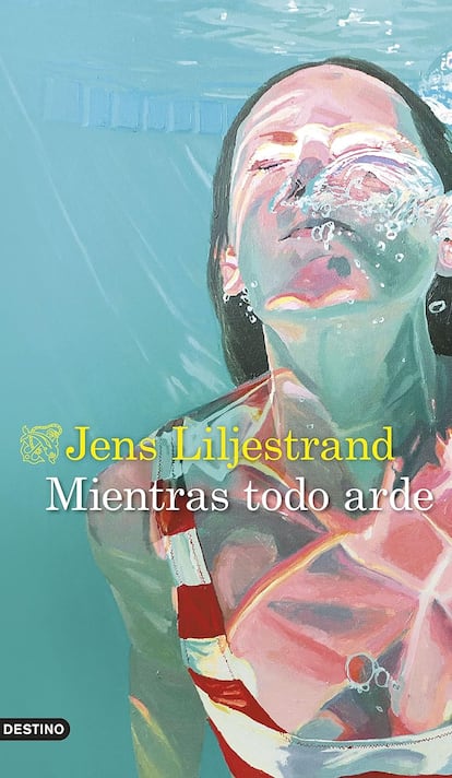 Portada de 'Mientras todo arde', de Jens Liljestrand.