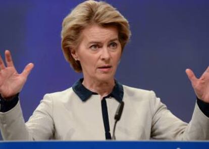 La presidenta de la Comisión Europea, Ursula Von Der Leyen.