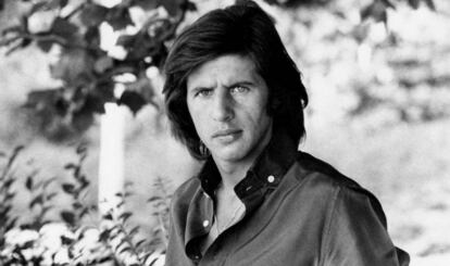 El cantante Sandro Giacobbe, en 1974.
