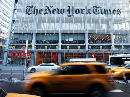 Sede del diario 'The New York Times' en la Octava Avenida en Manhattan.