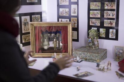 Un teatro con funcionamiento de autómata, en el Museo del Chocolate, en Estepa (Sevilla).