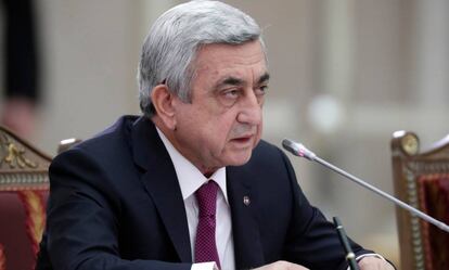 Serzh Sargsyan en una imagen de diciembre de 2016.