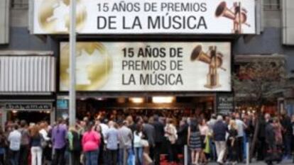 Los últimos premios de la música.