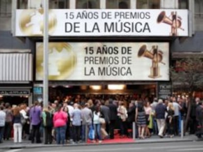 Los últimos premios de la música.