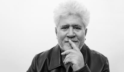 Pedro Almodóvar, retratado en Madrid en agosto.