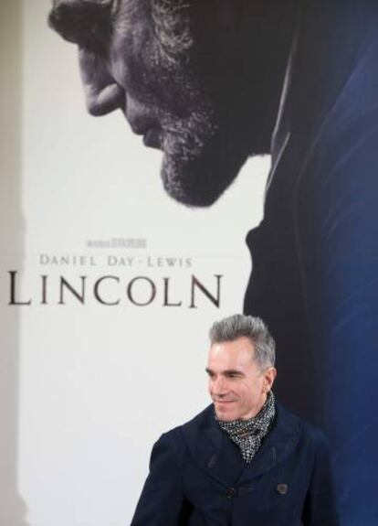 Daniel Day-Lewis, en el estreno de 'Lincoln', en Madrid.