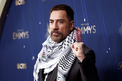 Javier Bardem, en los premios Emmy, celebrados el domingo en Los Ángeles.