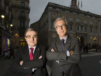 &Agrave;ngel Ros, a la izquierda, y Josep F&egrave;lix Ballesteros