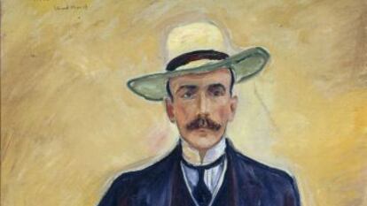 Harry Kessler retratado por Munch en 1906.