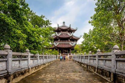 La pagoda de Cong Tam Quan, en la provincia vietnamita de Ninh Minh. 