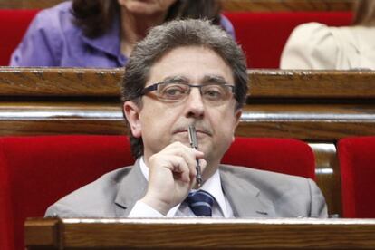 Enric Millo en el Parlament en septiembre de 2012.