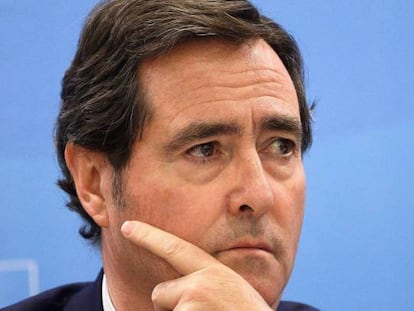 Antonio Garamendi, presidente de CEOE.