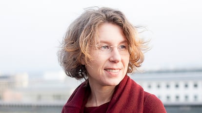 The German physicist Sabine Hossenfelder, in an image provided by the publisher Pinolia