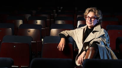 Isabel Ordaz, este lunes en el Teatro de la Abadía de Madrid.