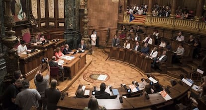 Imatge del ple de Barcelona el mes d'octubre.