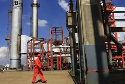 Las instalaciones de refinación de Pemex en Tula, Hidalgo.