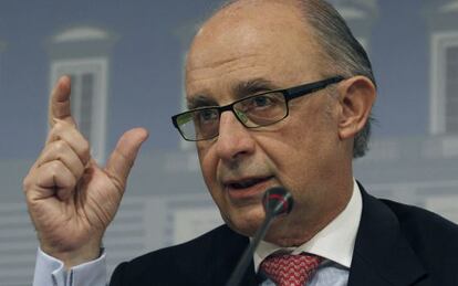 El ministro de Hacienda y Administraciones Públicas, Cristóbal Montoro.