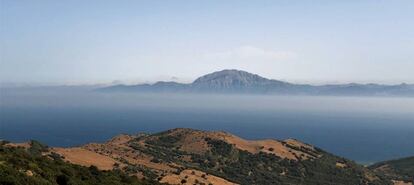 Vista de Marruecos desde el mirador del Estrecho.