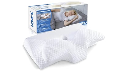 Esta almohada ergonómica cervical es beneficiosa para dormir boca arriba, de lado y también boca abajo.
