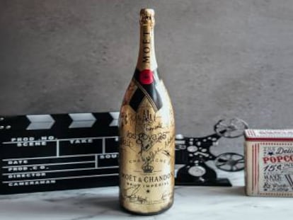 Los Goya pasan del cava y brindan con champán