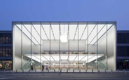 La tienda de Apple de Hangzhou (China), de Norman Foster. 