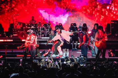 Justin Timberlake, during his concert at the iconic Santalucía Sevilla Fest.