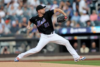 Max Scherzer, lanazador de los New York Mets de béisbol.