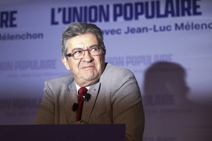 El líder de La Francia Insumisa, Jean-Luc Mélenchon