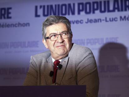 El líder de La Francia Insumisa, Jean-Luc Mélenchon