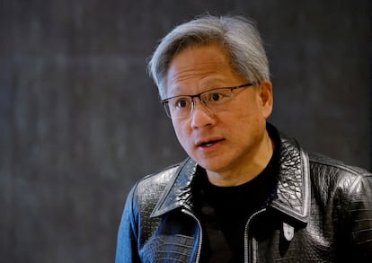 El fundador y consejero delegado de Nvidia, Jensen Huang, en diciembre pasado, en una comparecencia ante los medios en Singapur.