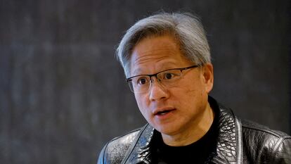 El fundador y consejero delegado de Nvidia, Jensen Huang, en diciembre pasado, en una comparecencia ante los medios en Singapur.