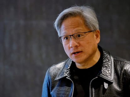 El fundador y consejero delegado de Nvidia, Jensen Huang, en diciembre pasado, en una comparecencia ante los medios en Singapur.