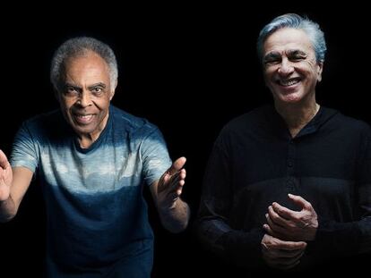 Gilberto Gil y Caetano Veloso en una imagen promocional.