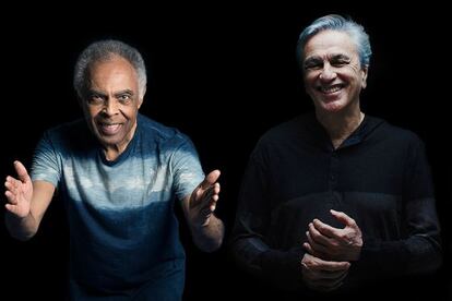 Gilberto Gil y Caetano Veloso en una imagen promocional.