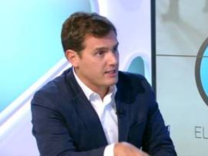 Albert Rivera, durant l'entrevista a 'Els Matins' de TV3