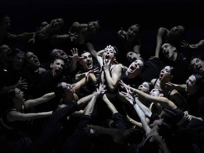 Imagen del espectáculo 'Afanador', del Ballet Nacional de España, en el Teatro Real de Madrid.