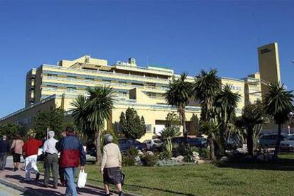 Vista del hospital de la Costa del Sol en Marbella.