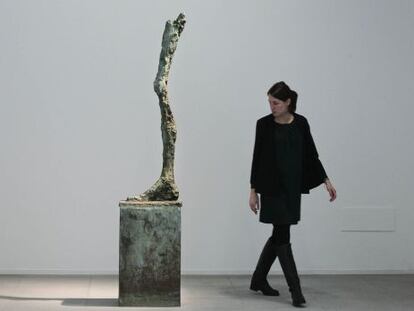 'La jambe', de Giacometti, que se puede ver en la exposición.