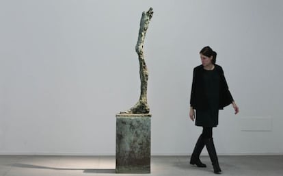 'La jambe', de Giacometti, que se puede ver en la exposición.