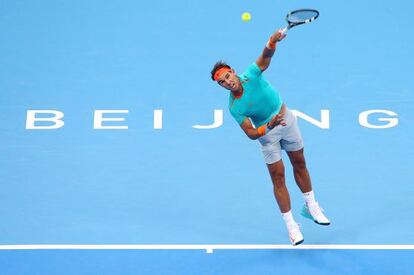 Rafael Nadal, en el torneo de Pekín.