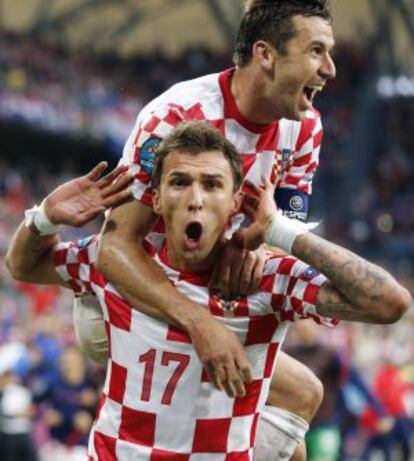 Mandzukic celebra su gol.