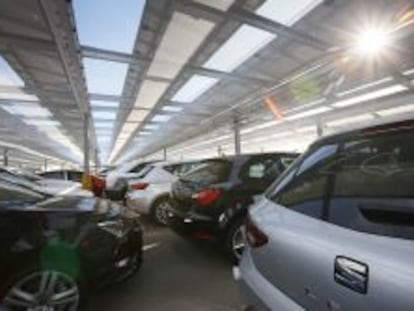 Interior de la f&aacute;brica de Seat en Martorell.